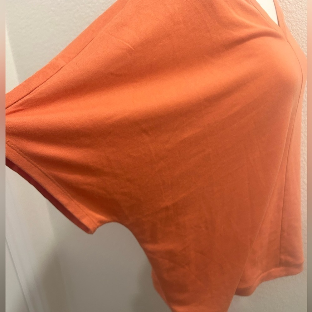 Cupio Vibrant Fall Orange Top - Picture 4 of 4